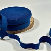 5 yards  5/8 “ Navy Blue FOE Fold Over Elastic sewing bow making headband blanks craft supplies DIY bows headbands hair ties F.O.E. Solid