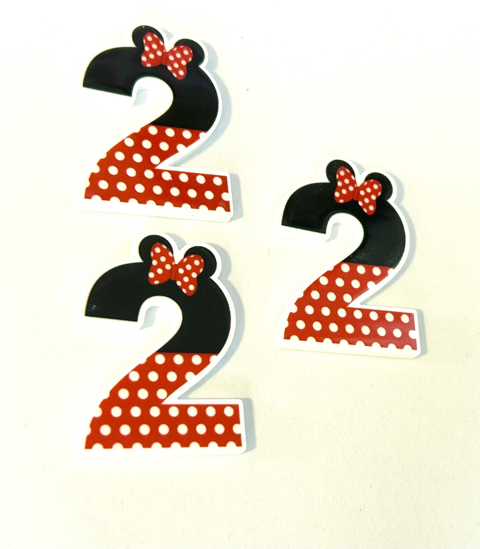 3 Minnie Dots Ears 2 Planar Resins, Flatbacks - Image 3