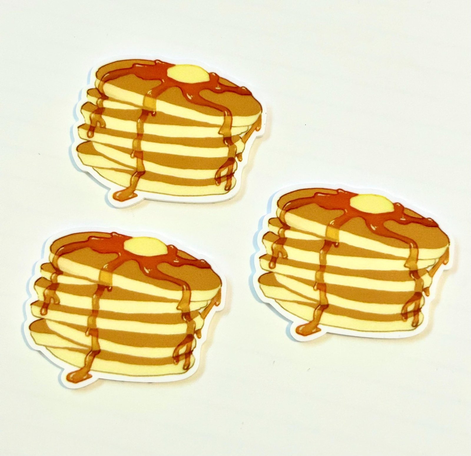 3 pancakes planar resins | craft supplies | soap making | bow making | bow centers | focal | charms | flatbacks | breakfast | syrup | food - Image 3