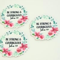 3 Bible Verse Planar Resins |  Flatbacks|  planars | hairbow hair bow supplies focal jewelry bows fake bake craft supplies Christian crafts
