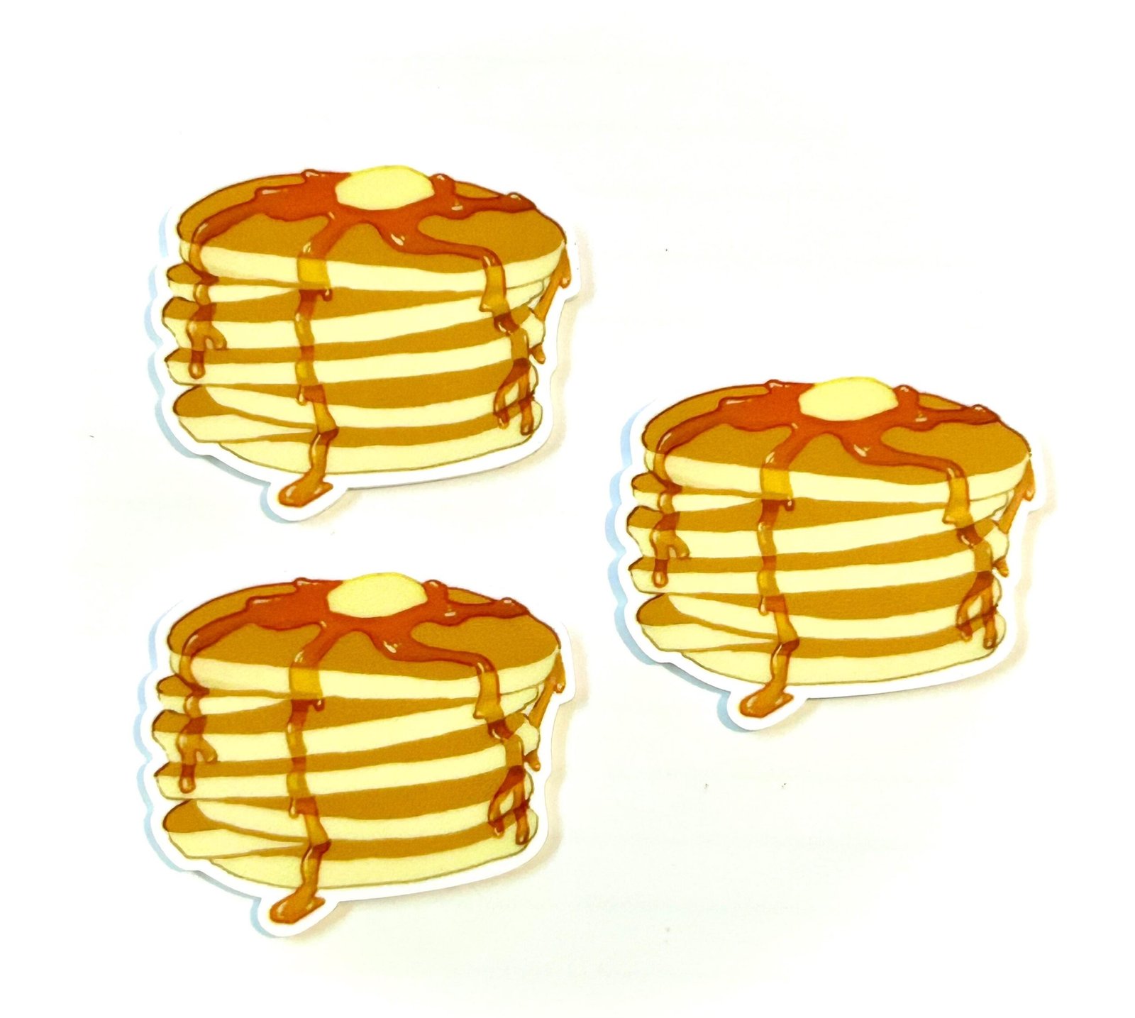 3 pancakes planar resins | craft supplies | soap making | bow making | bow centers | focal | charms | flatbacks | breakfast | syrup | food - Image 4