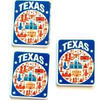 3 Texas Resins Flatback planars hairbow hair bow centers craft supplies focal jewelry bows clips flatbacks DIY flag Austin Roundtop Alamo