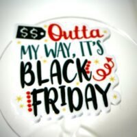 3 Black Friday Planar Resins Flatback planars hairbow hair bow centers craft supplies jewelry findings bows flatbacks crafts resins charms