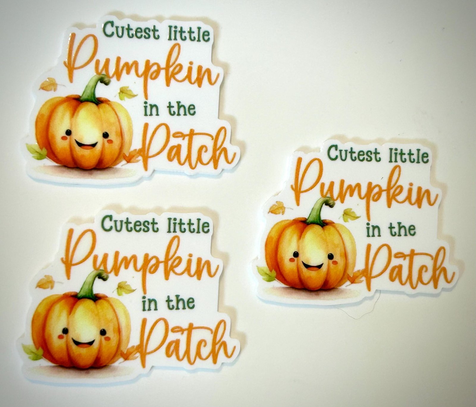 3 Pumpkin Patch Planar resins | craft supplies | soap making | bow making | bow centers | focal | flatbacks | Halloween | Fall| fake bake - Image 2