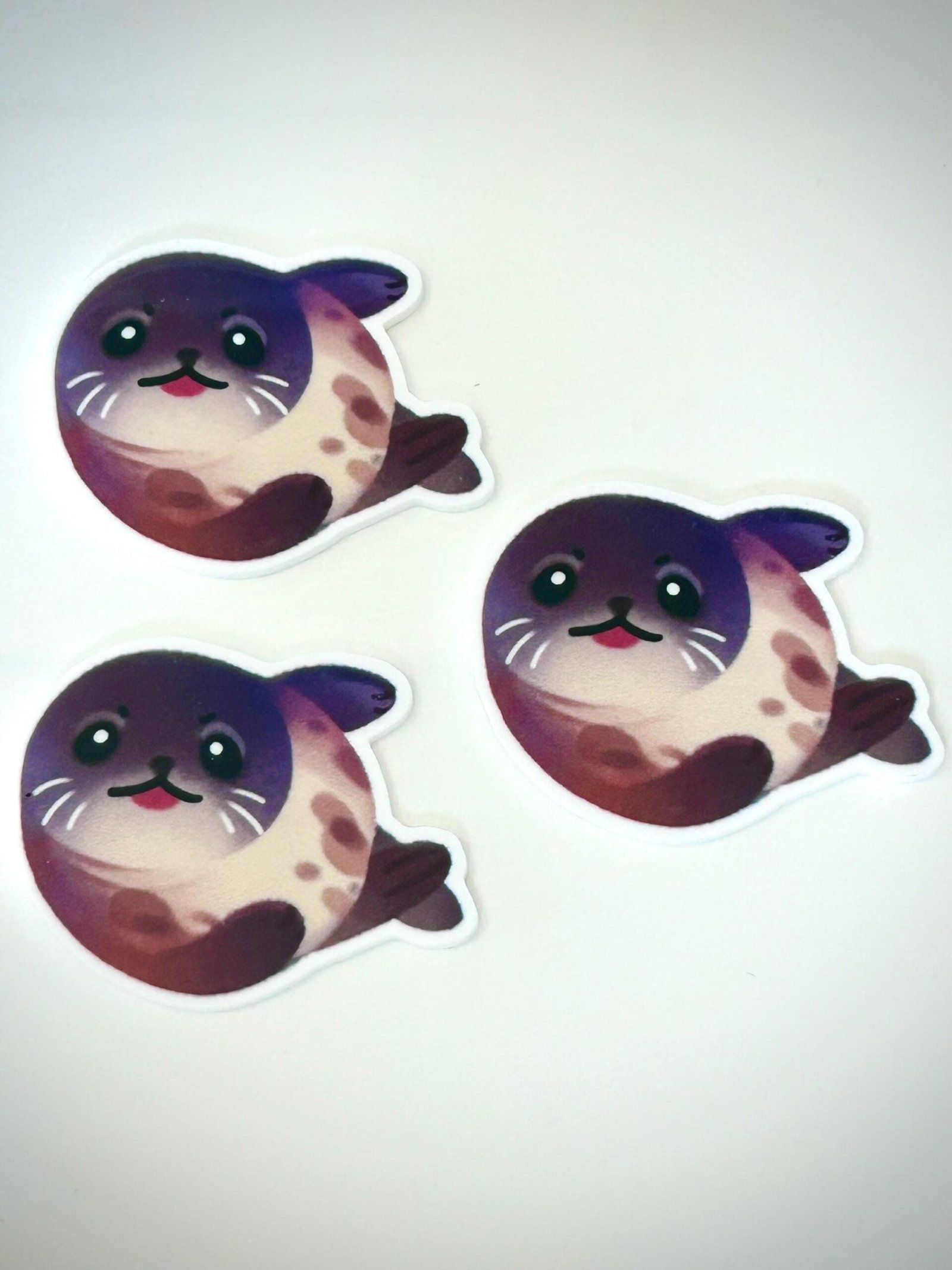 3 Seal Pup planar resins | craft supplies | soap making | bow making | bow centers | focal | summer | crafts | flatbacks | sea life resins - Image 3