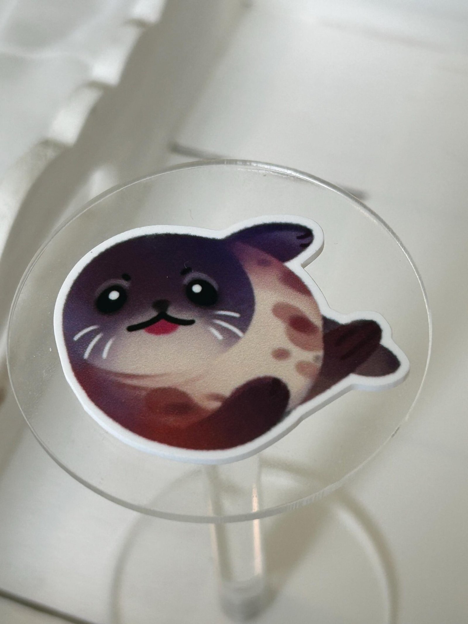 3 Seal Pup planar resins | craft supplies | soap making | bow making | bow centers | focal | summer | crafts | flatbacks | sea life resins - Image 4