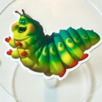 3 bug movie planar resins | craft supplies | Frankenstein | bow making | bow centers | focal | caterpillar | parks | earrings