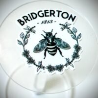 3 Tea party Planar Resins, Flatbacks, hairbow, hair bow centers, focal, craft supplies, jewelry, bows, bee, 1813, Netflix tv show, Victorian