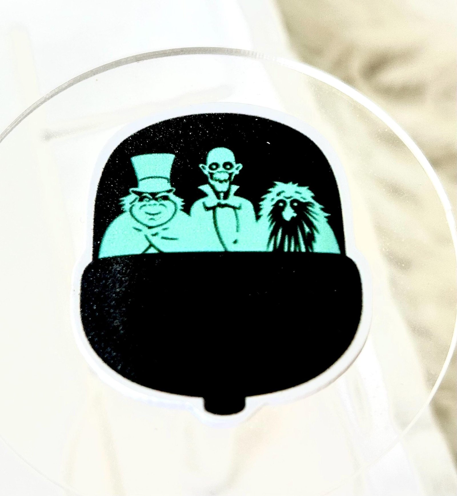 3 Haunted Mansion planar resins | craft supplies | Frankenstein | bow making | bow centers | focal | magical vacation | parks | Halloween - Image 2