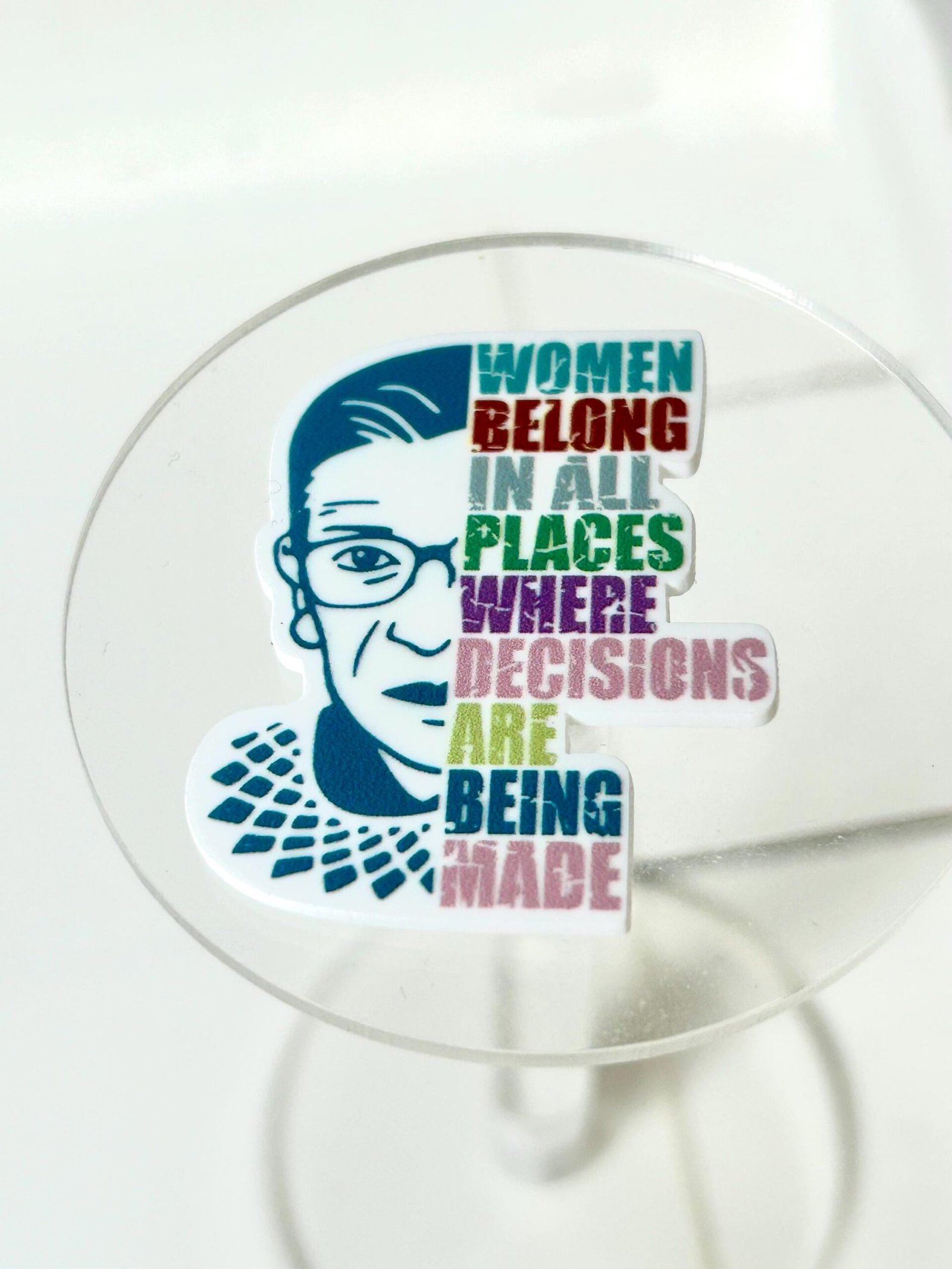 3 inspirational quotes Planar Resins Flatback planars hairbow hair bow supplies focal craft supplies jewelry bows clips flatbacks RBG women - Image 3