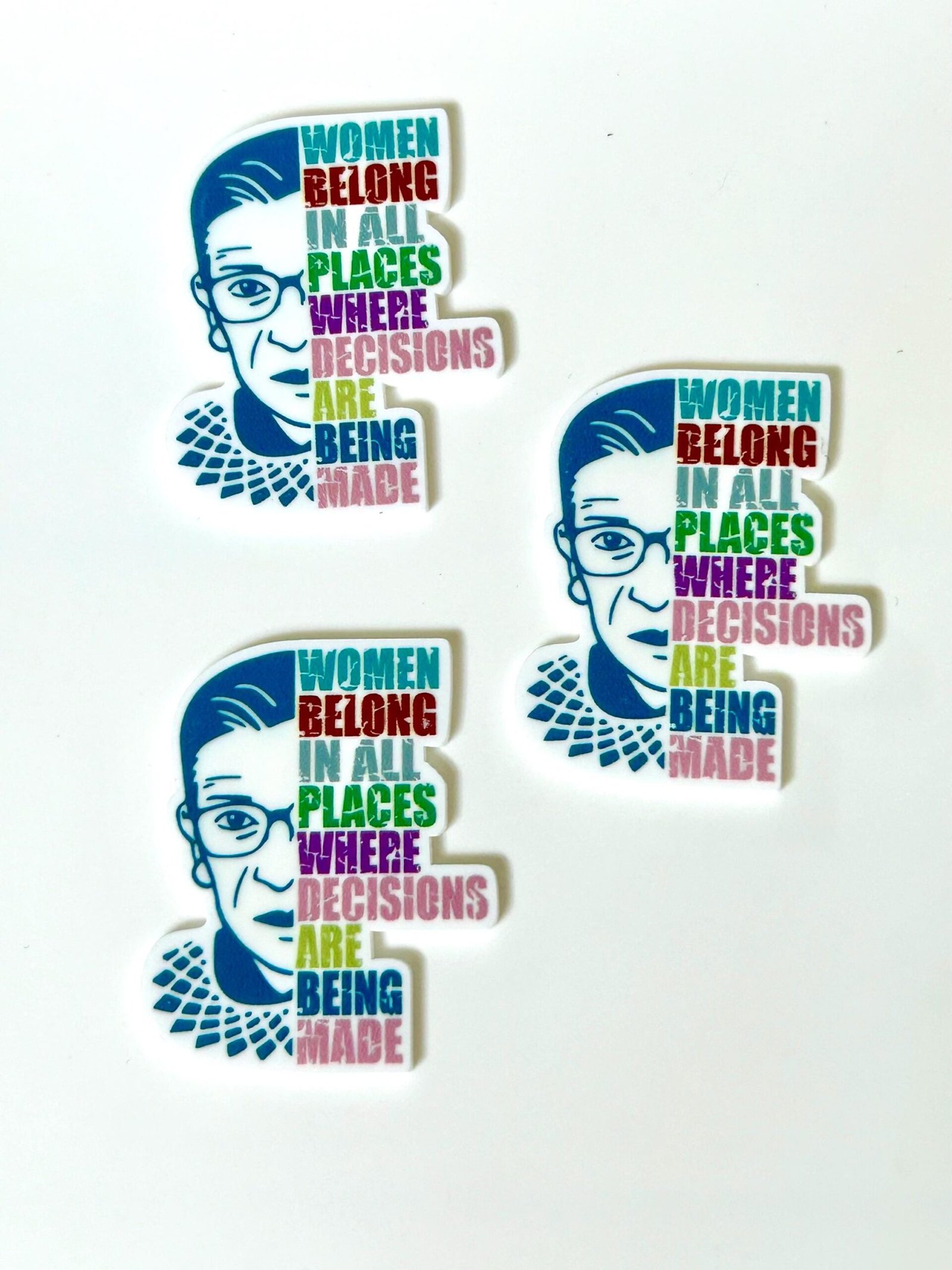 3 inspirational quotes Planar Resins Flatback planars hairbow hair bow supplies focal craft supplies jewelry bows clips flatbacks RBG women - Image 2