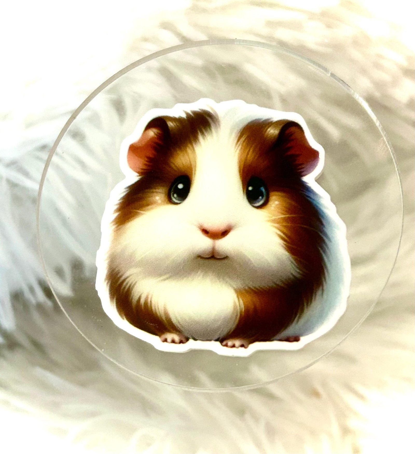 3 Guinea Pig Planar Resin Flatbacks, focal, hair bow supplies, craft supplies, supplies for making bows, soap, badge reel supplies, pets DIY - Image 3