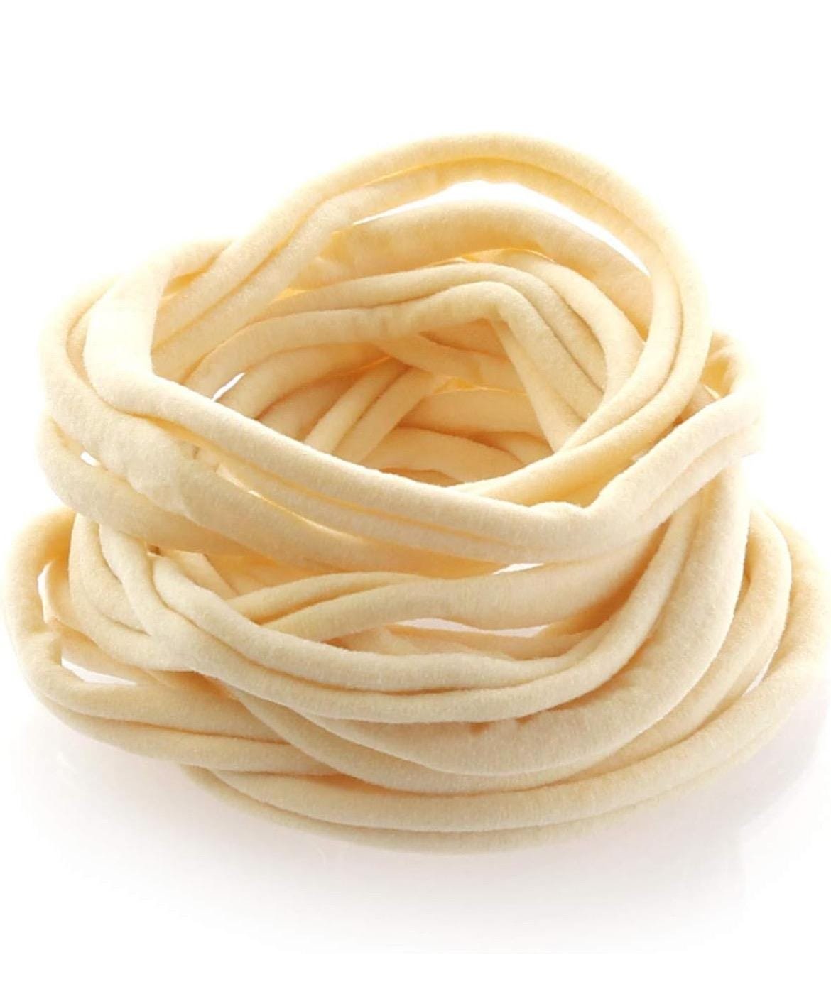 4 Nylon Headbands, Newborn - Baby - Girl