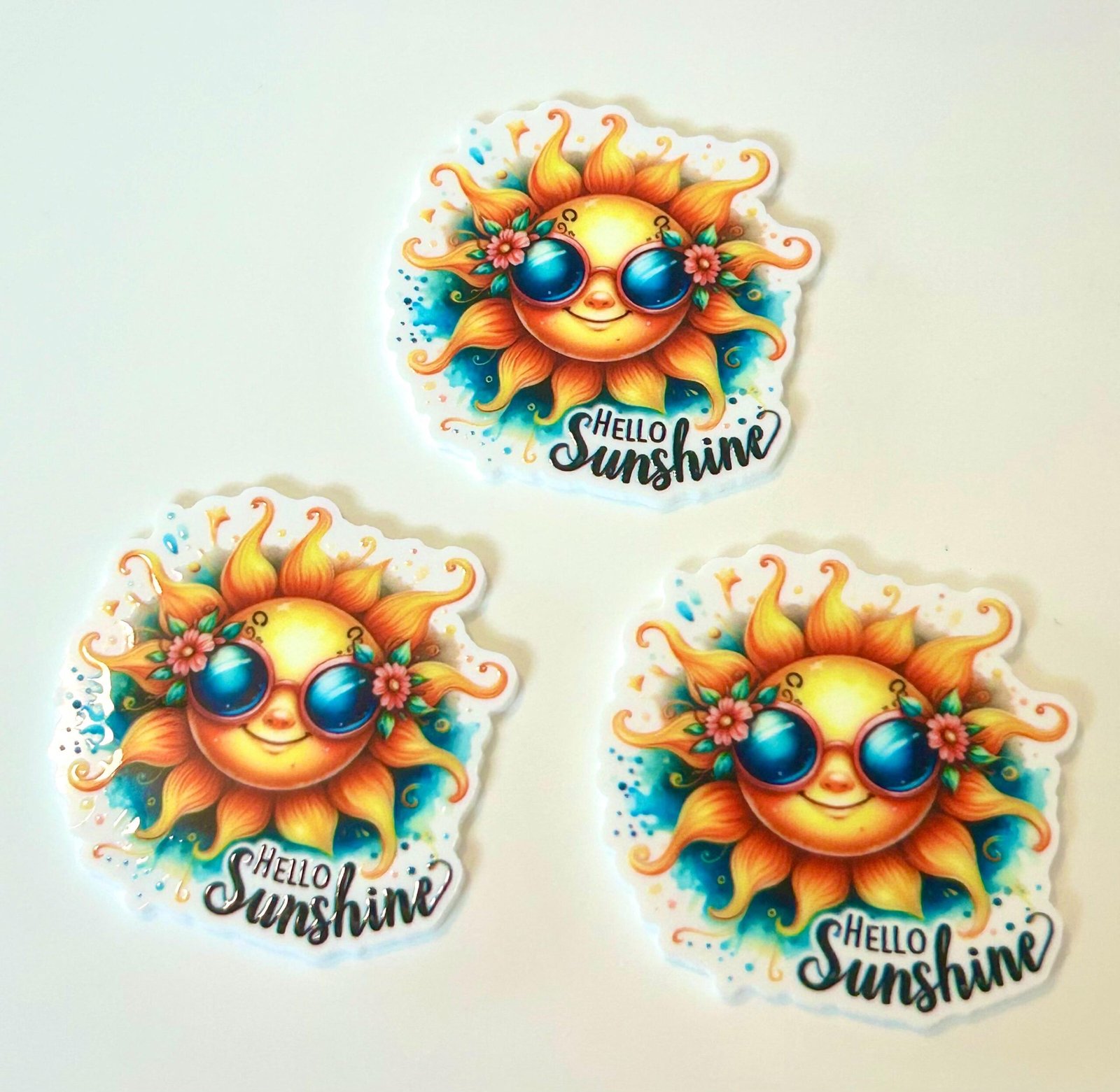 3 Summer Sunshine Planar Resins, sun planars