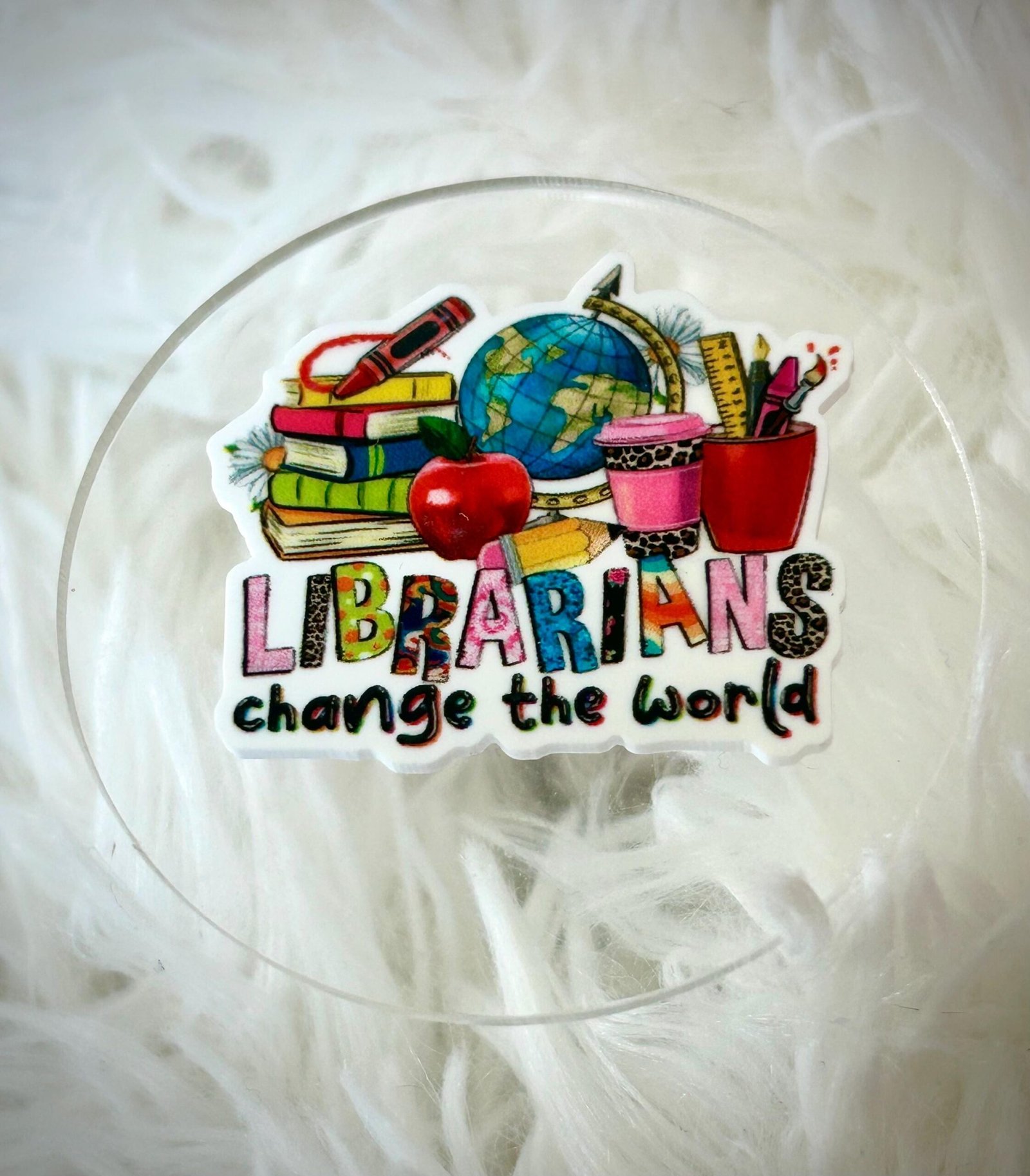 3 Librarian Planar Resins Flatback planars hairbow hair bow soap focal craft supplies, jewelry findings, bows clips flatbacks books DIY, - Image 2