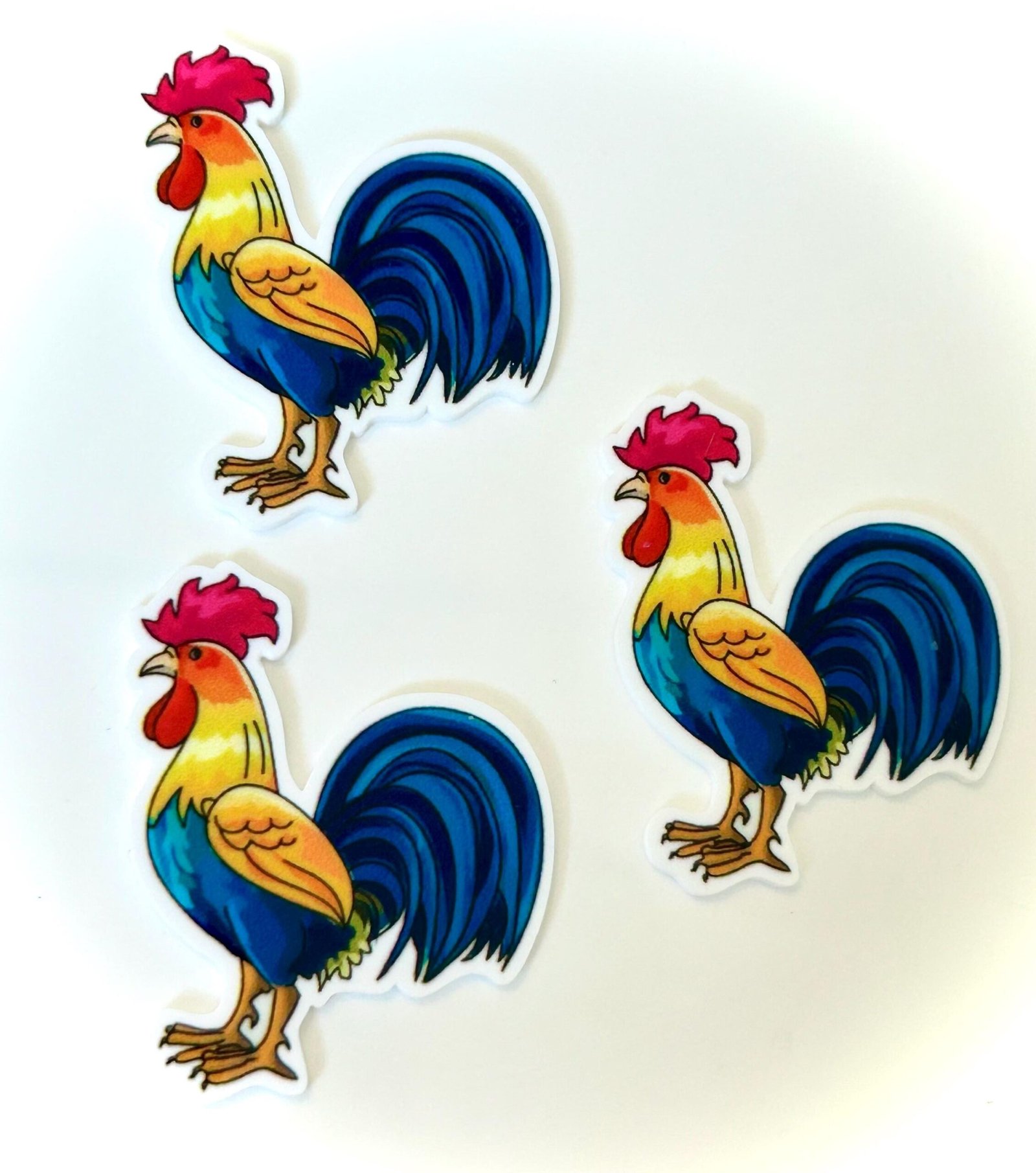 3 chicken Planar Resins, chickens, hens planars, animals, bird - Image 2