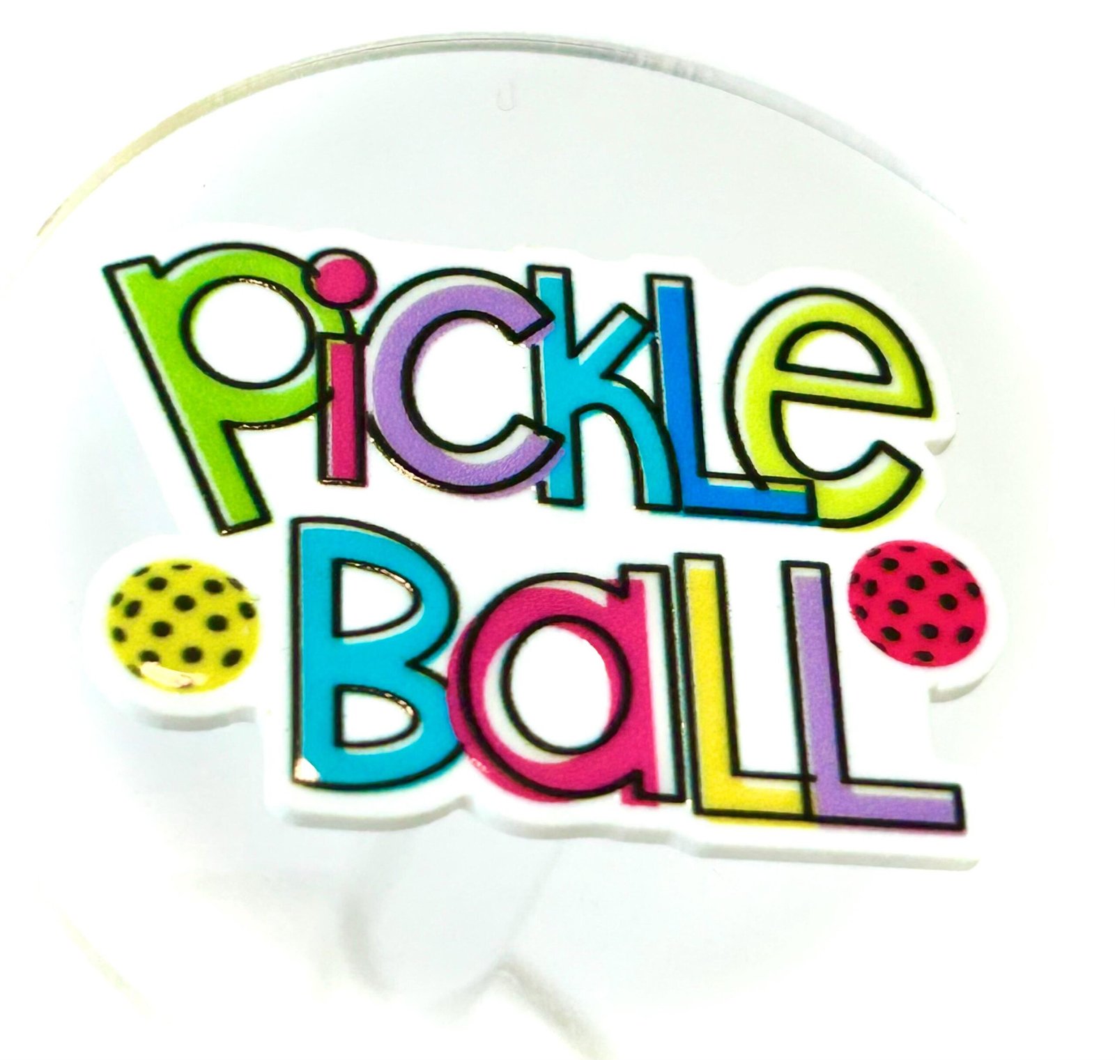 3 pickle ball planar resins, sports planars