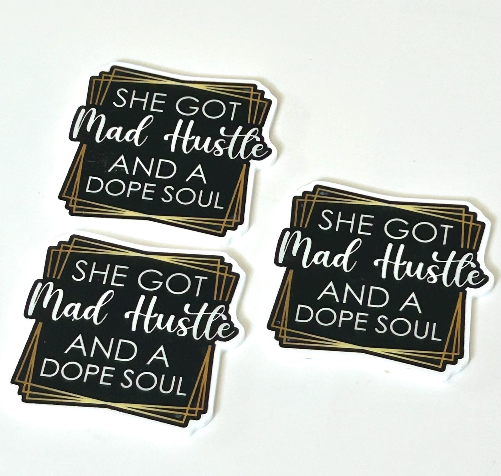 3 Mad Hustle Dope Soul Planar Resin Flatback keychain hairbow hair bows supplies craft supply focal magnets, soap, earrings, fake bake - Image 2