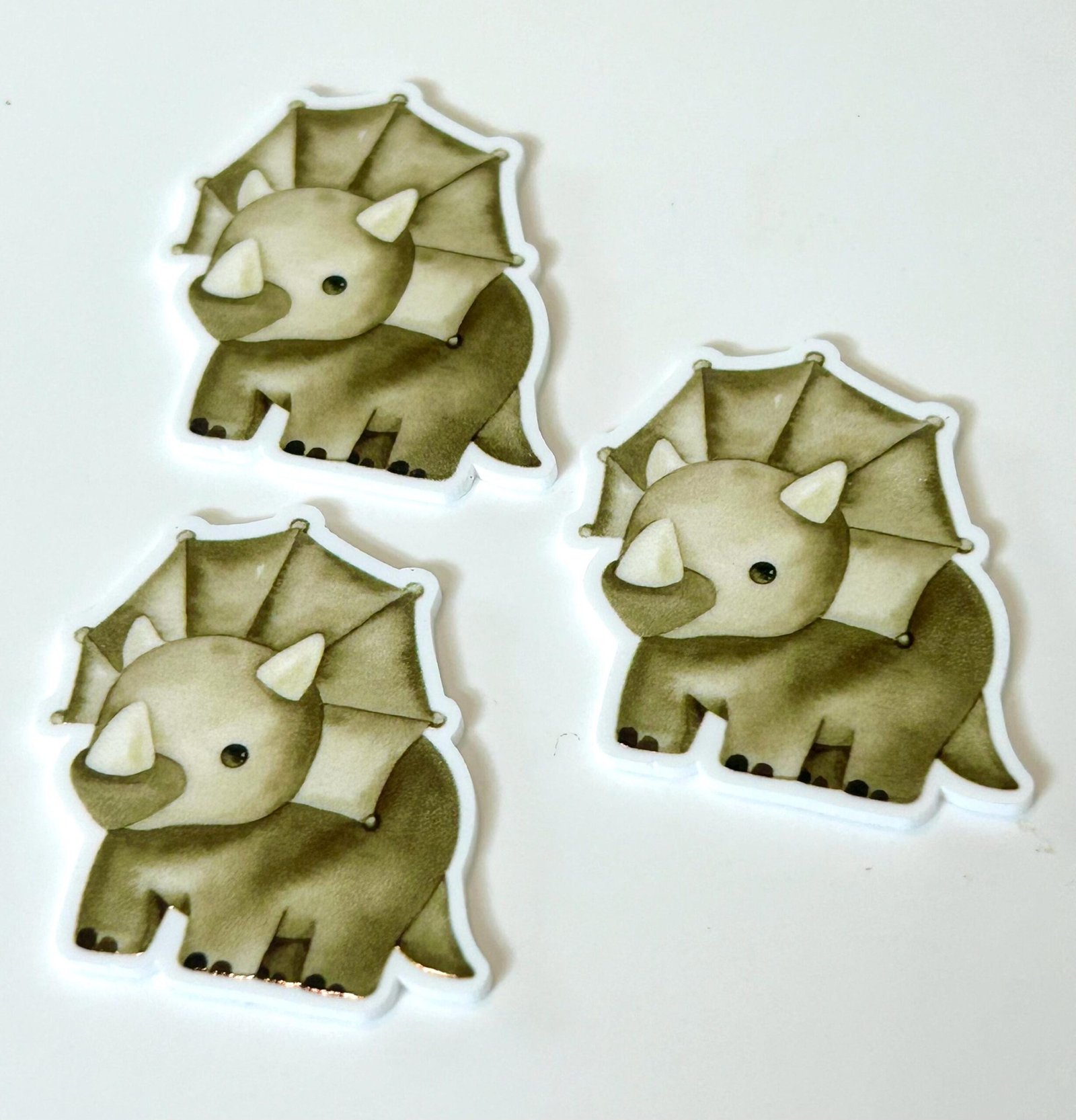 3 dinosaur Planar Resin Flatbacks, focal, hair bow supplies, craft supplies, supplies for making bows, soap, badge reel supplies, Dino DIY