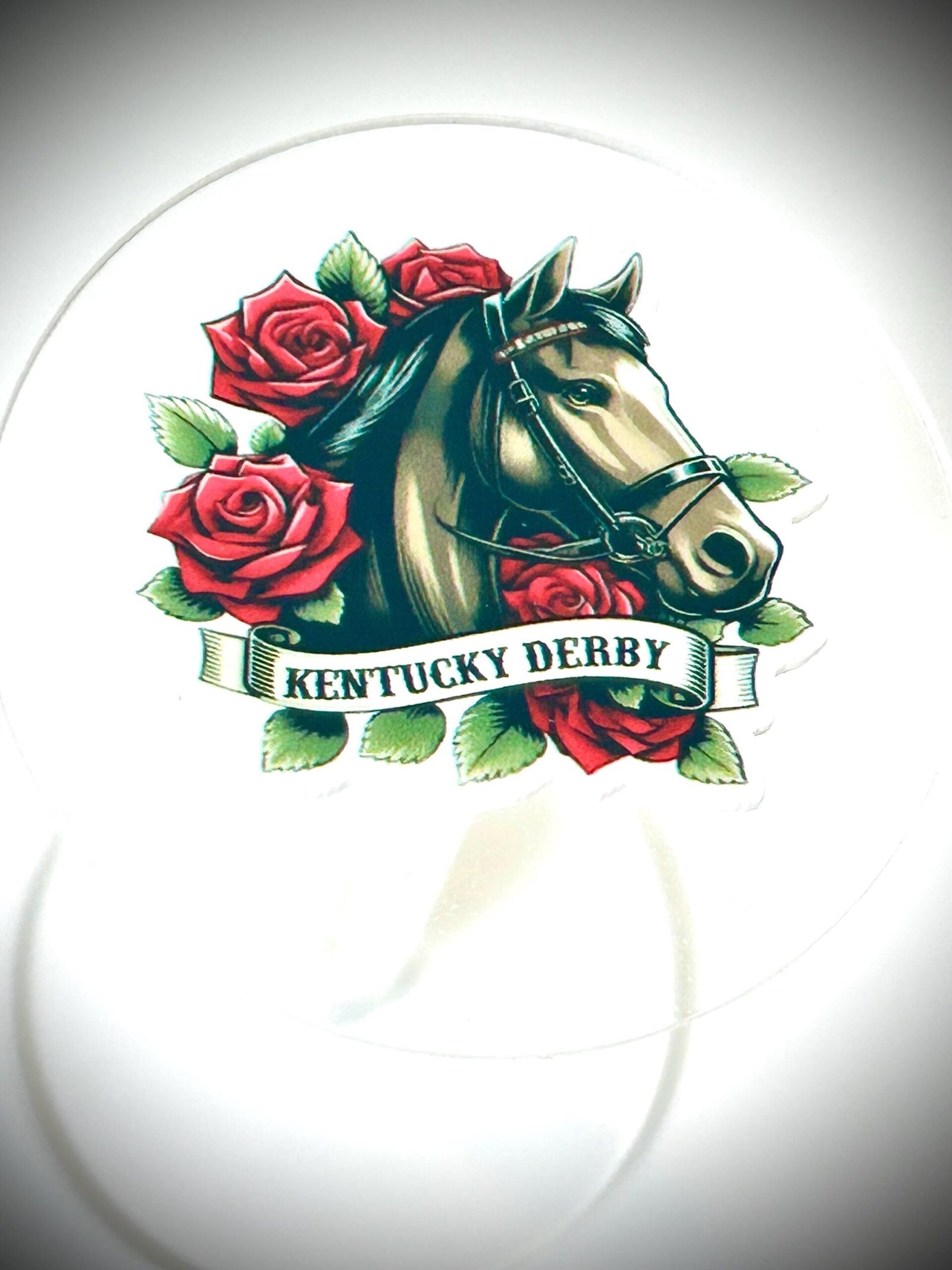 3 Kentucky Derby planar Resins, Flatback planars hairbow hair bow supplies focal craft supplies jewelry bows magnet flatbacks, horse racing