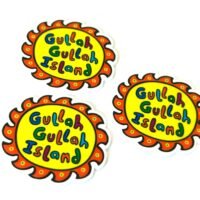 3 Gullah Planar Resin flatbacks craft supplies 90’s  TV kids resins hair bows focal centers  earrings bookmarks jewelry soap hairbow crafts