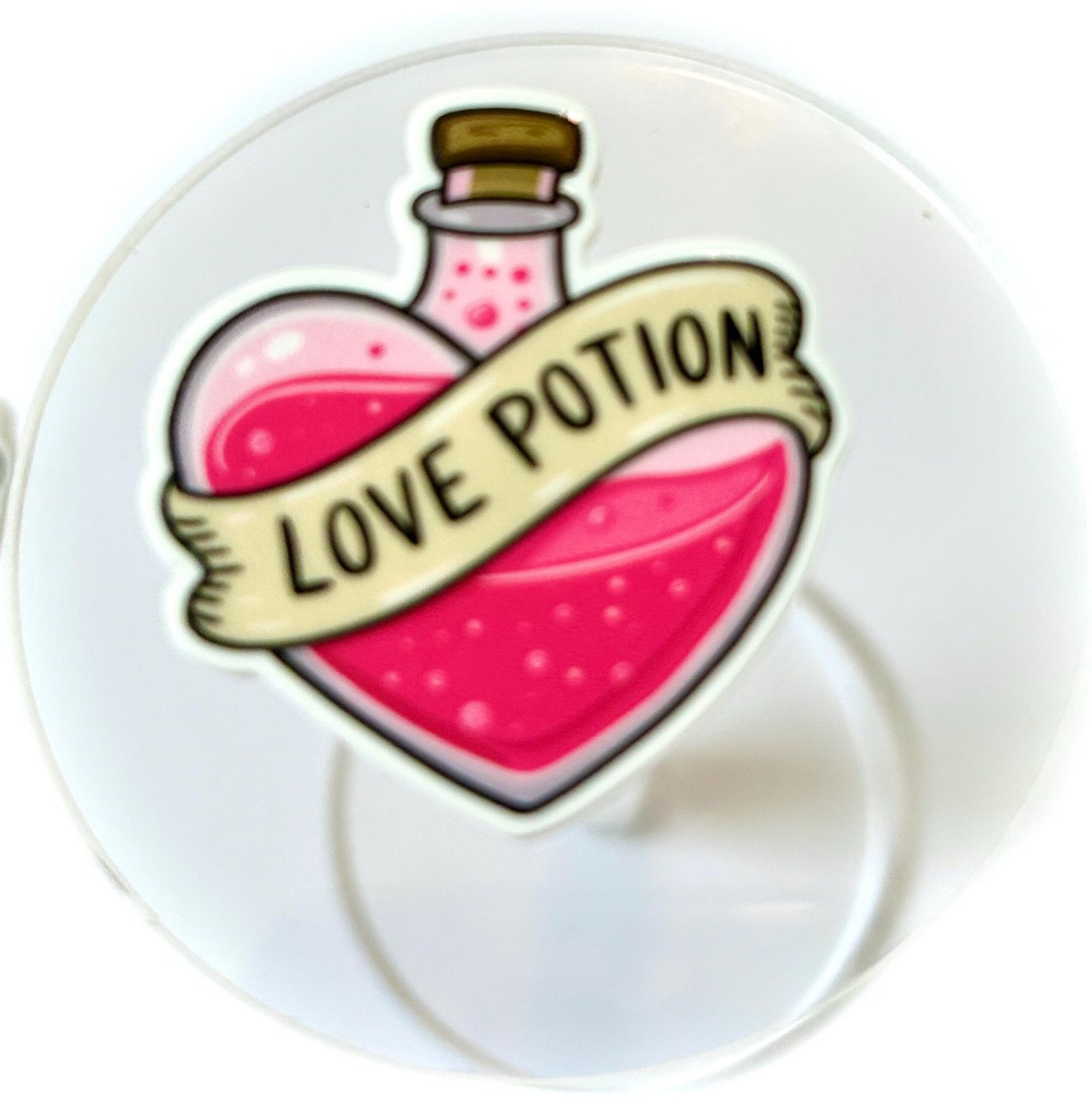 3 Love Potion Planar Resins, Flatbacks, keychains, hairbow, hair bow centers, craft supplies, focal, earrings, croc earrings Valentine bow