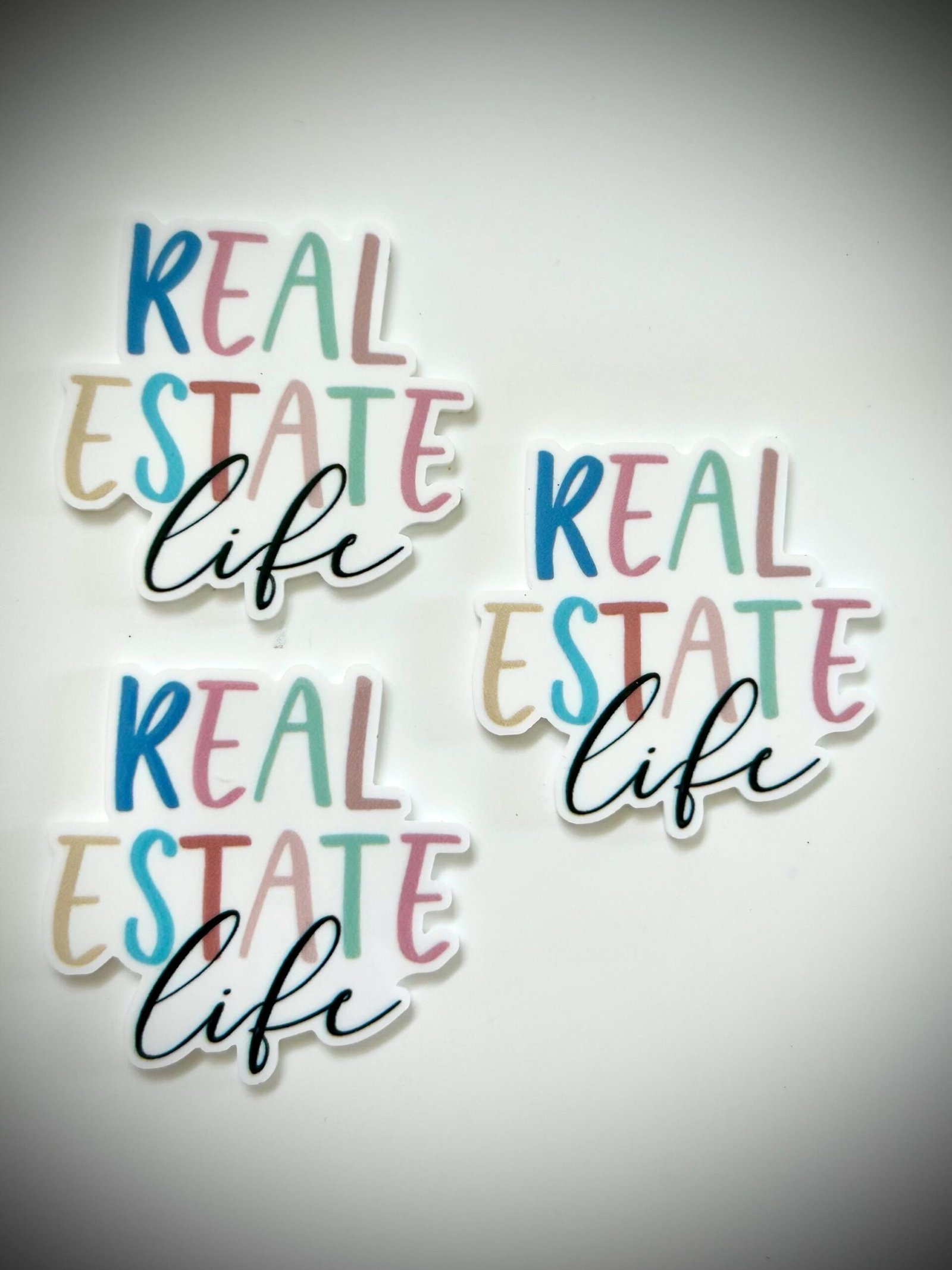 3 Real Estate Life planar resins | craft supplies | love | soap | bow making | bow centers | focal | badge reels | Realtor | croc charms