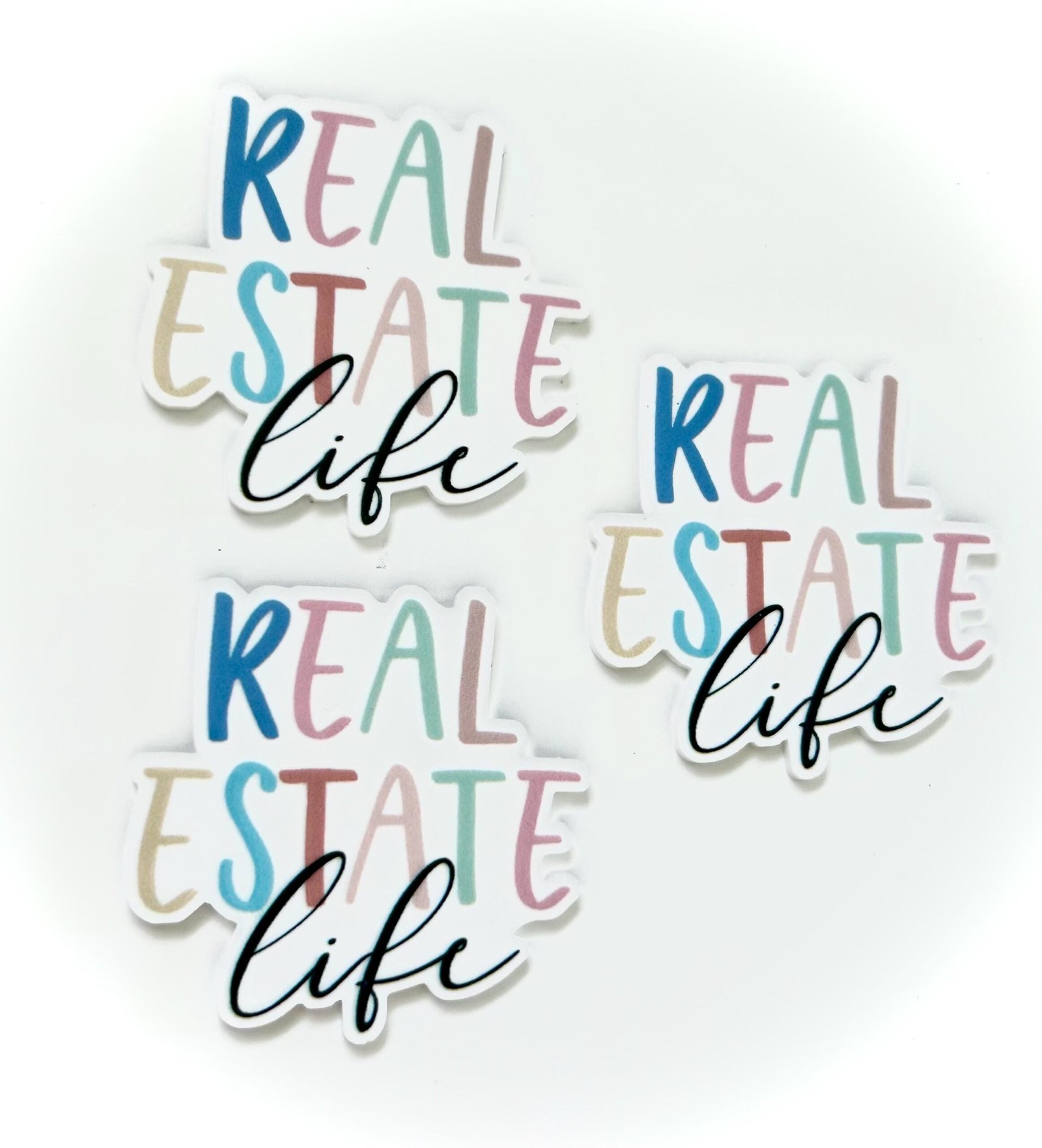3 Real Estate Life planar resins | craft supplies | love | soap | bow making | bow centers | focal | badge reels | Realtor | croc charms - Image 3