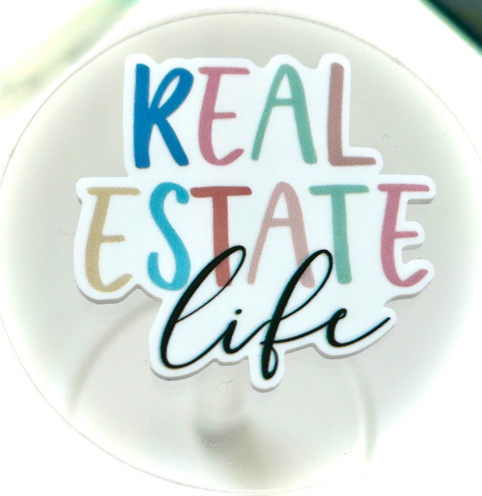 3 Real Estate Life planar resins | craft supplies | love | soap | bow making | bow centers | focal | badge reels | Realtor | croc charms - Image 5