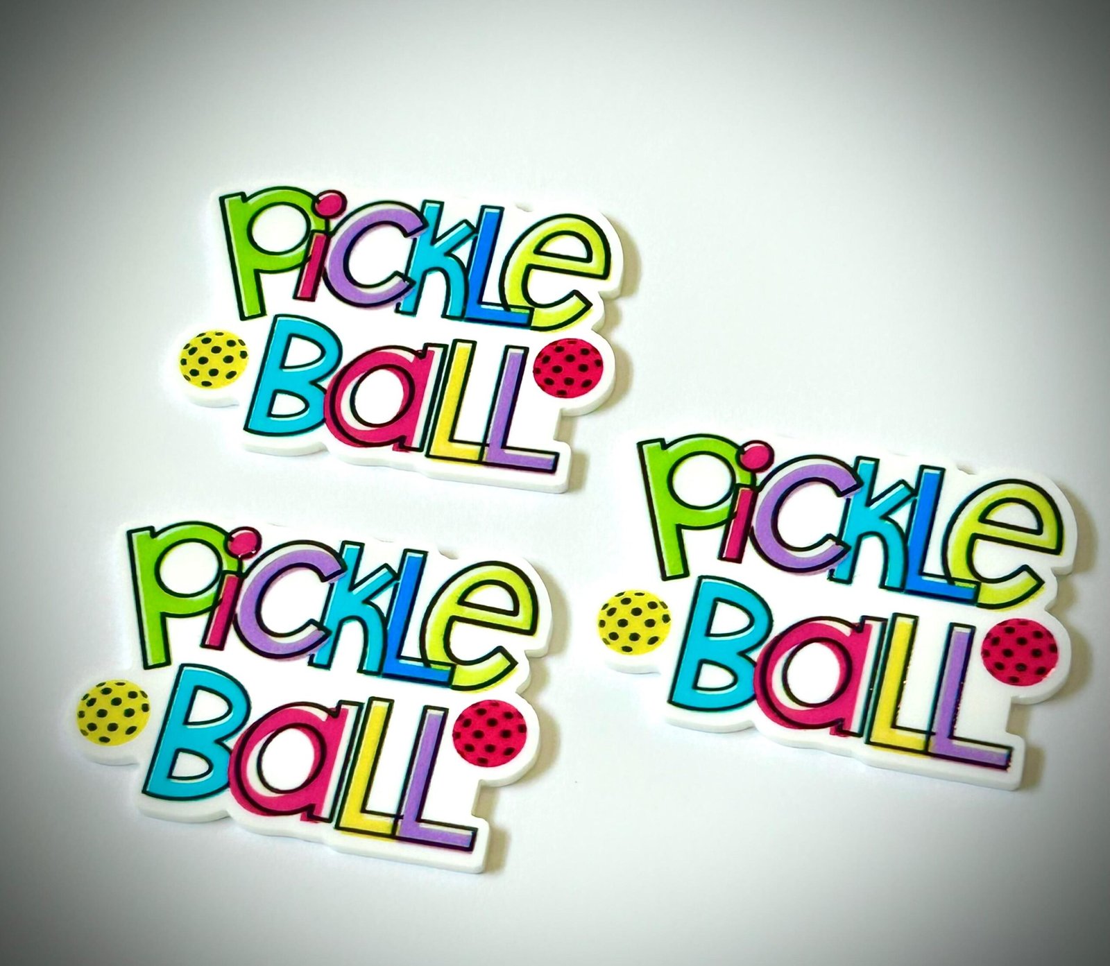 3 pickle ball planar resins, sports planars - Image 3