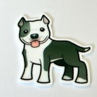 3 blue nose Pit Bull Planar Resins, Flatbacks planars, hairbow, bow centers, craft supplies, jewelry bows, Flatbacks, resins, pitties, dogs,