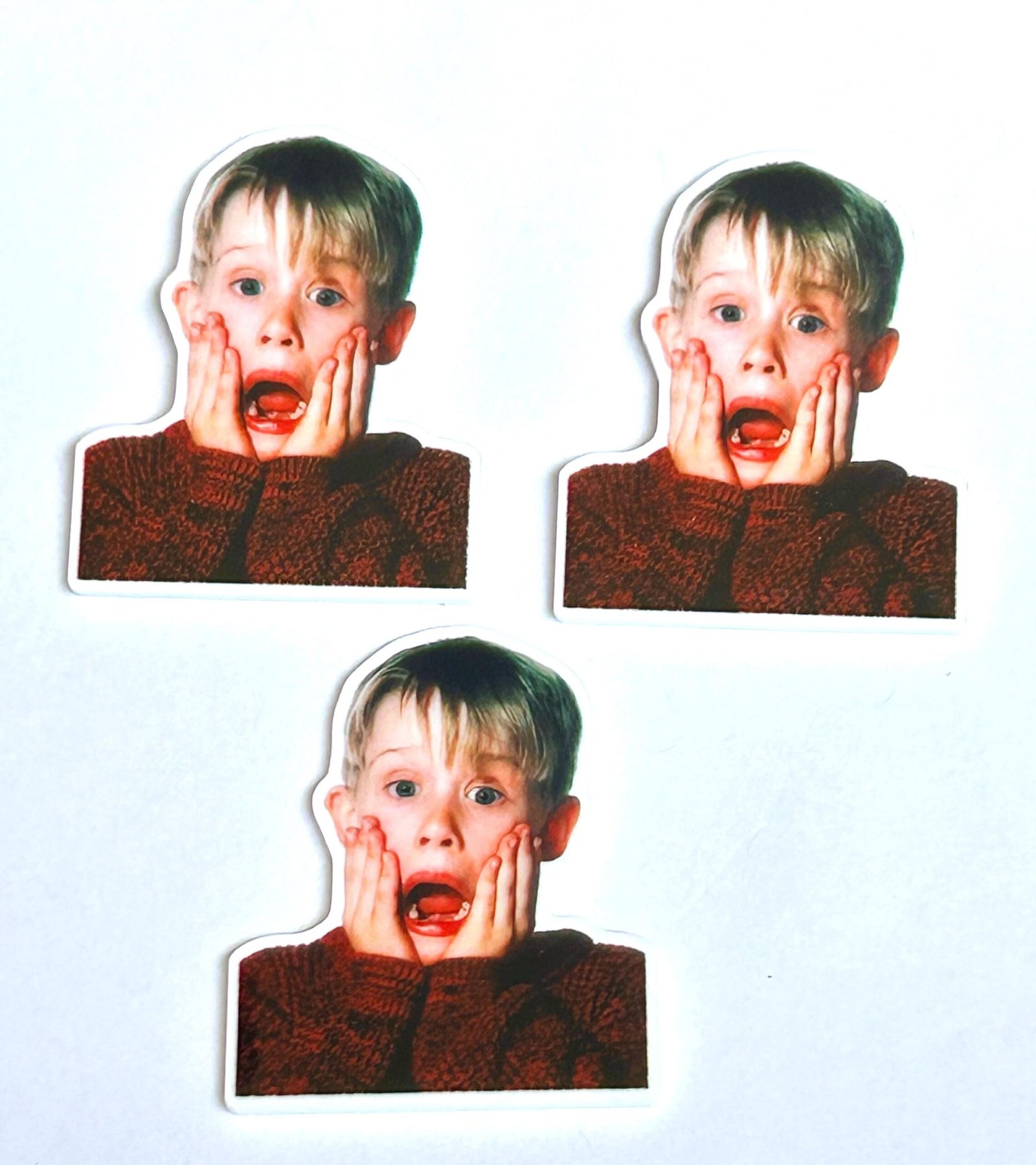 3 Kevin Christmas movie planar Resins, Flatbacks, Hairbows,hair bow centers, craft supplies, jewelry, bows, fake bake, embellishments, alone - Image 4