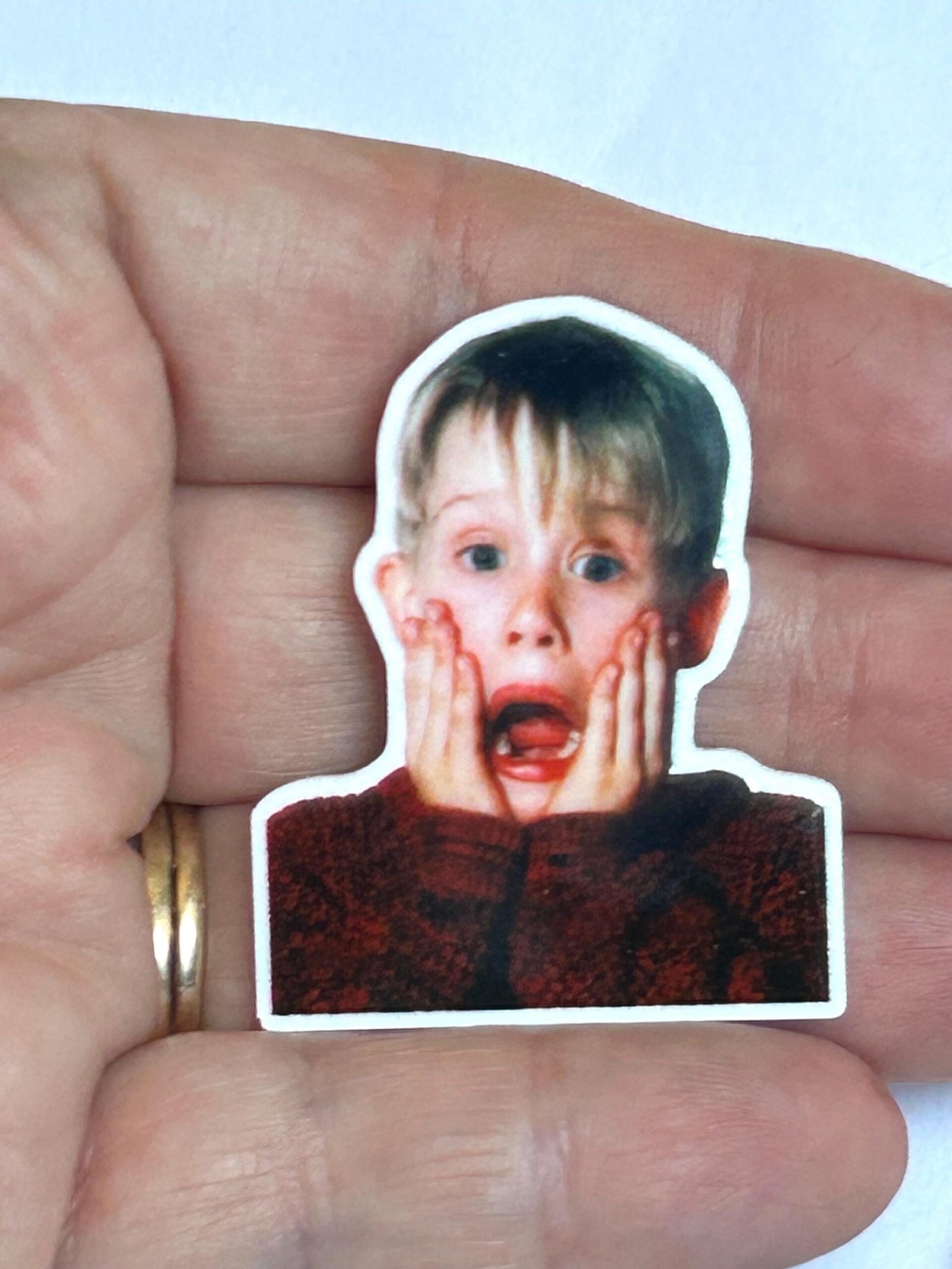 3 Kevin Christmas movie planar Resins, Flatbacks, Hairbows,hair bow centers, craft supplies, jewelry, bows, fake bake, embellishments, alone - Image 2