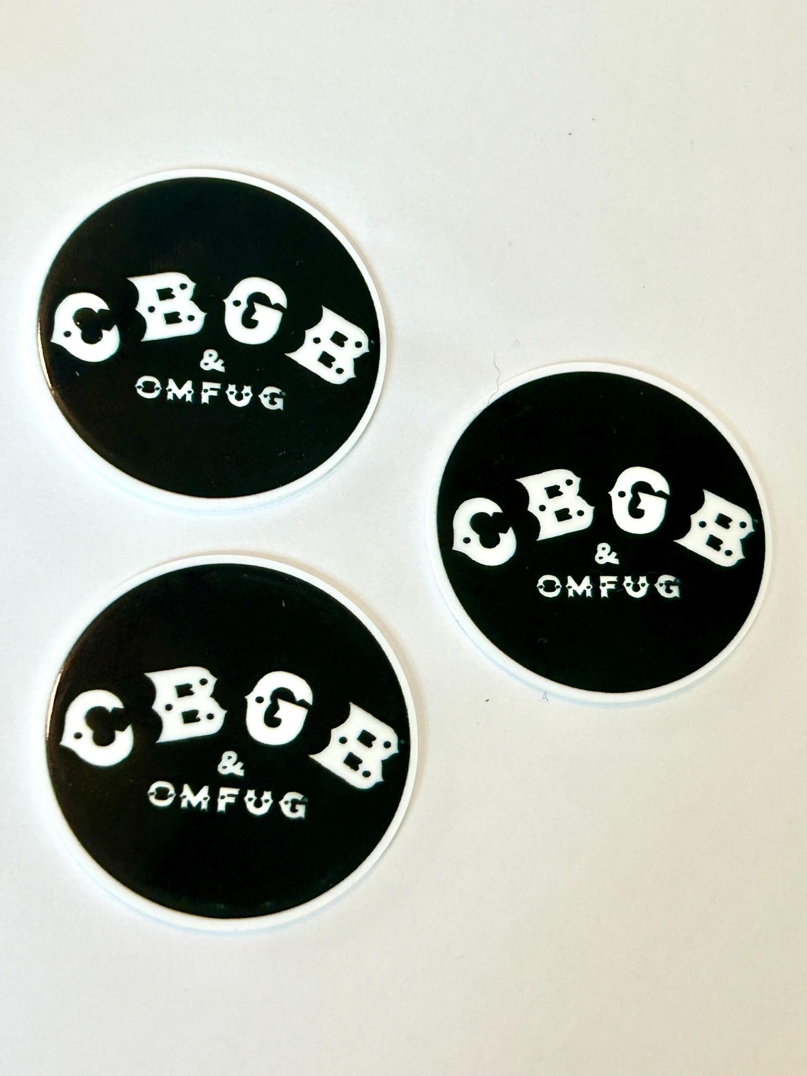 3 CBGB Club 60’s 70’s Planar Resin flatbacks hair bows craft supplies soap making earrings crafts jewelry badge reel, hippies haight