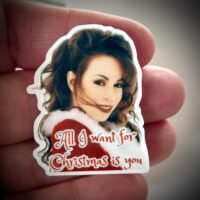 3 All I want For Christmas is You planar Resins, Flatbacks, hair bow centers, craft supplies, jewelry, bows, Christmas planar resins, song