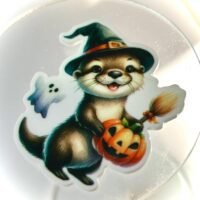 3 Halloween witch Otter planar resins | craft supplies | Flatbacks | bow making | hair bow centers| DIY| Resin| badge reels, phone grips