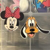 3 mouse vacation planar Resins, Flatbacks, Hairbows,hair bow centers, craft supplies, jewelry, keychains, embellishments, Pluto, Daisy, DIY