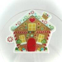 3 Gingerbread house planar Resins, Flatbacks, Hairbows,hair bow centers, craft supplies, jewelry, earrings,, badge reels, DIY, Christmas