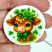 3 highland cow lassie Planar Resins